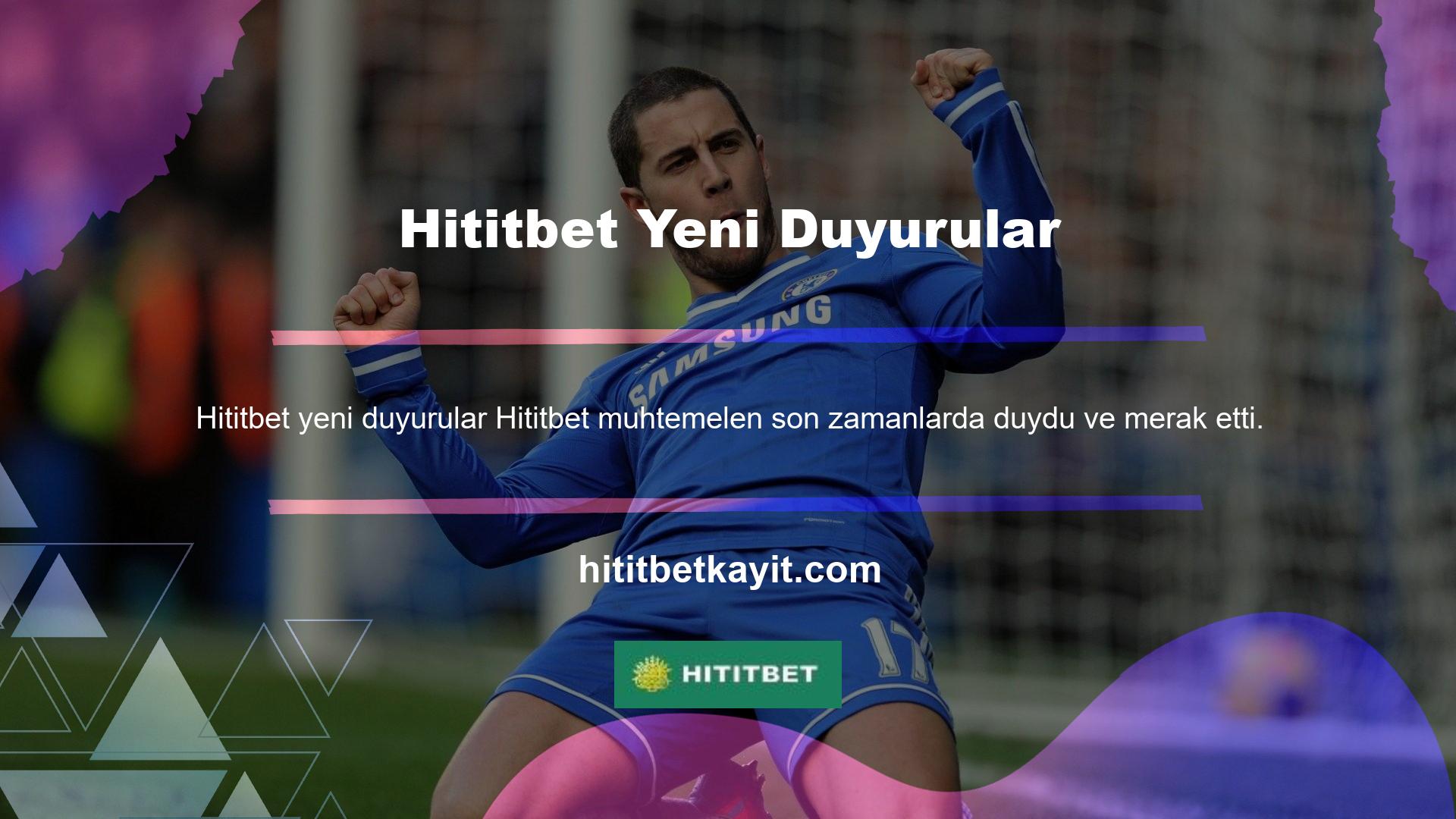 Hititbet sadece bir bonusu değil, aynı zamanda bonus, tavsiye bonusu ve ilk kayıt bonusu gibi fırsatlar sunan alternatif bir yapıdır